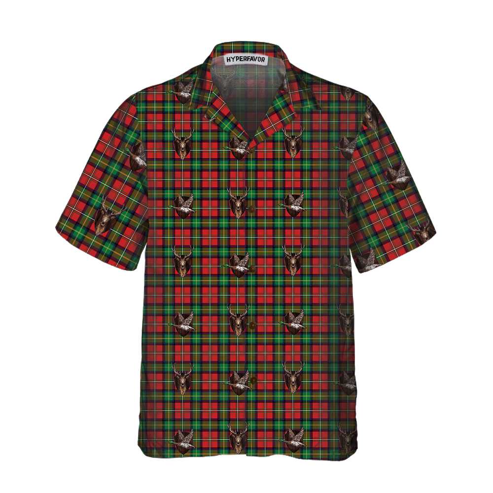 The Christmas Trophy Hawaiian Shirt, Plaid Christmas Shirt, Best Christmas Gift Idea