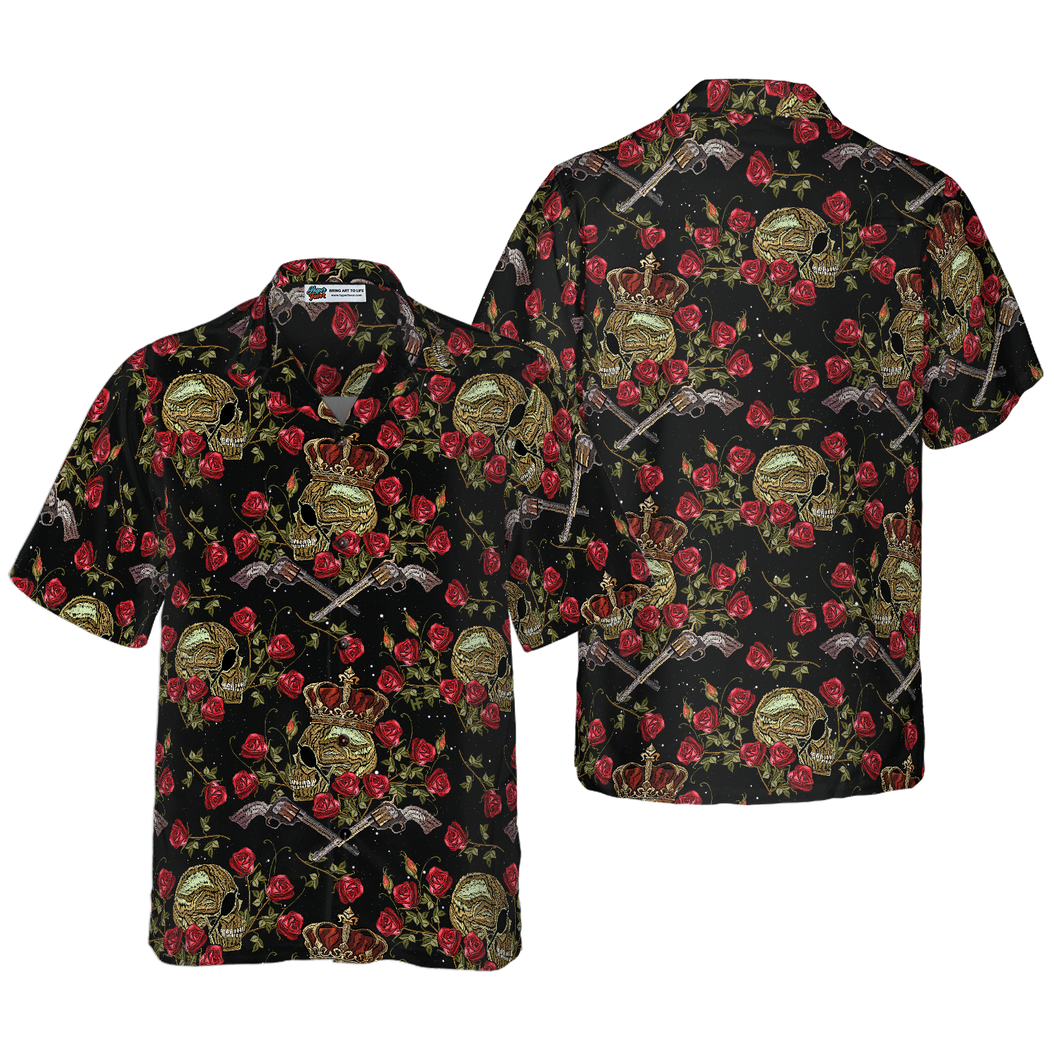 King Of Pirates In Crown Hawaiian Shirt